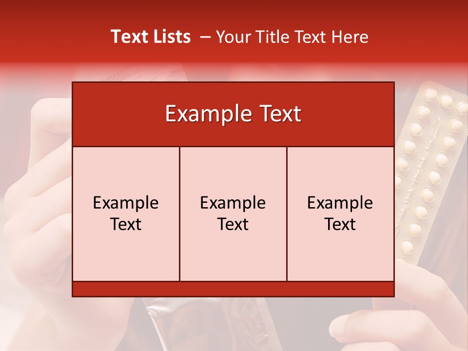 Ovulation Mini Hair PowerPoint Template