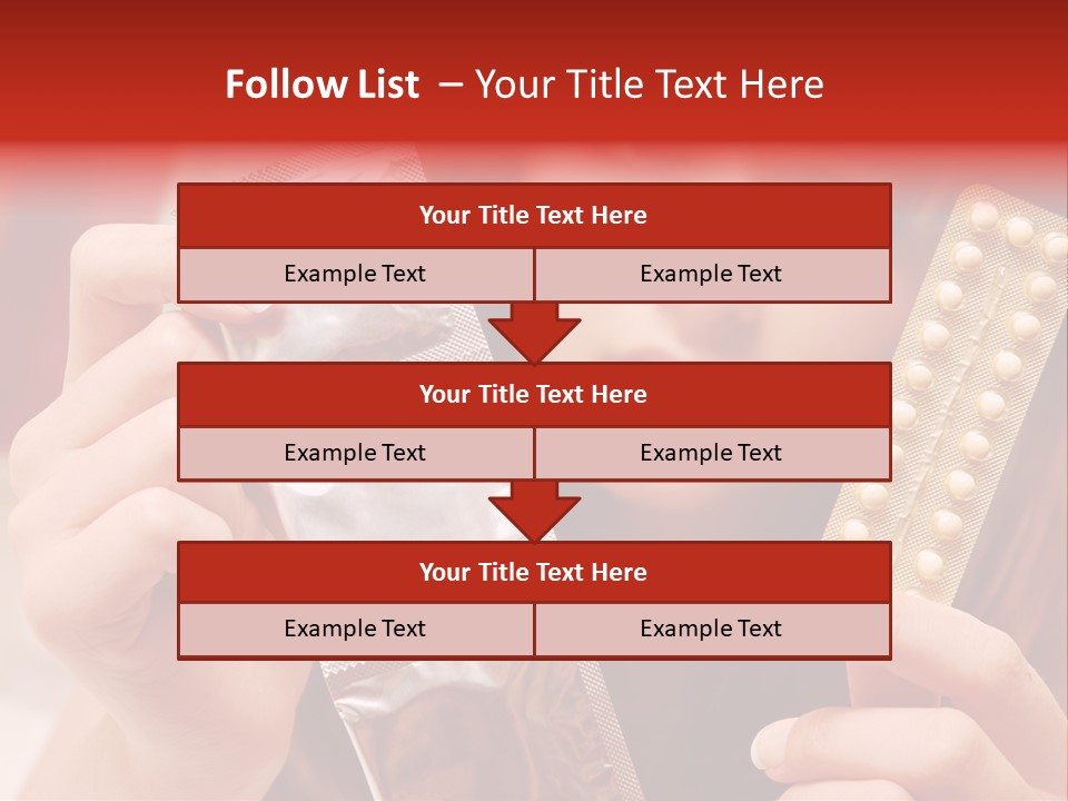 Ovulation Mini Hair PowerPoint Template