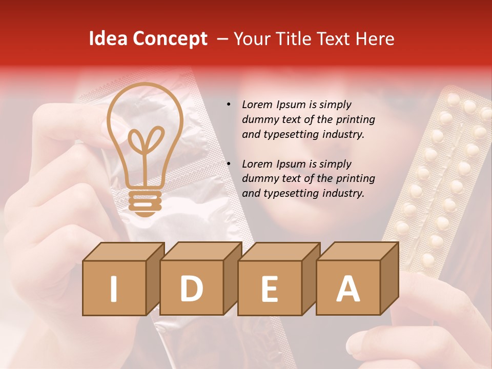 Ovulation Mini Hair PowerPoint Template