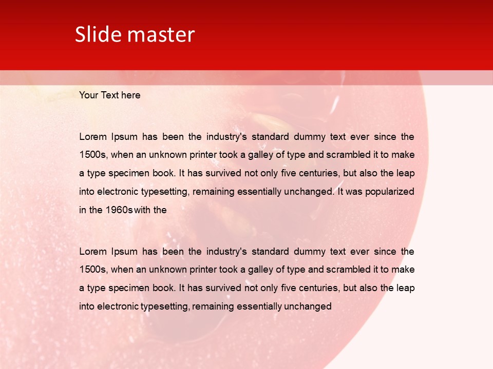 Color Salad Background PowerPoint Template