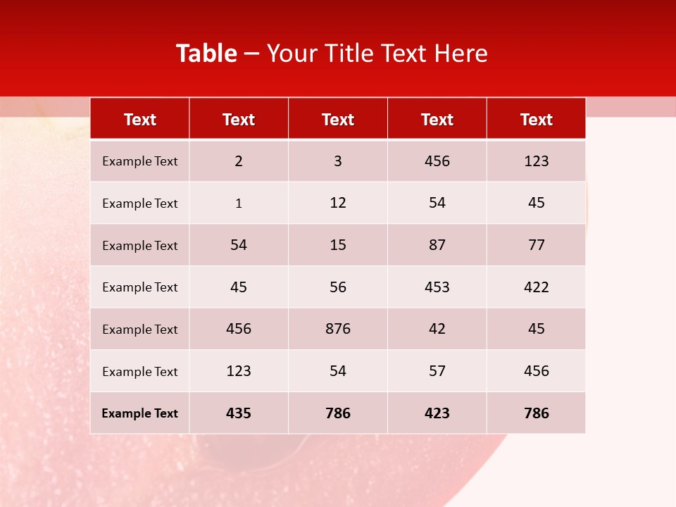 Color Salad Background PowerPoint Template