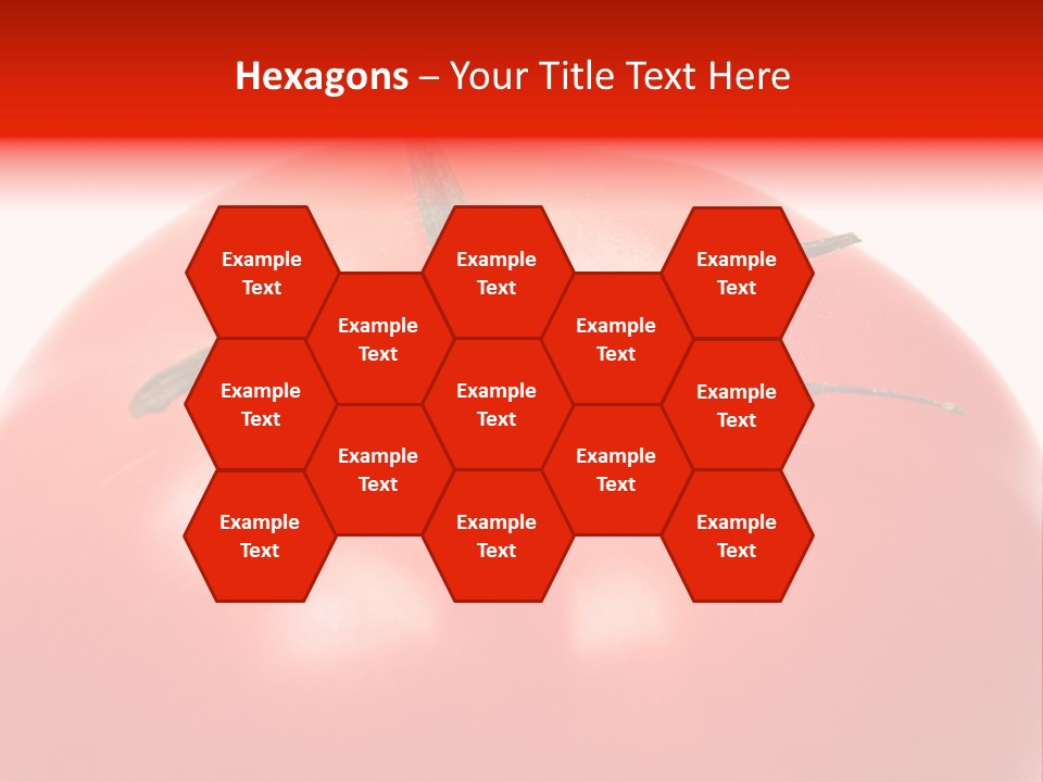 Healthy Leaf Red PowerPoint Template