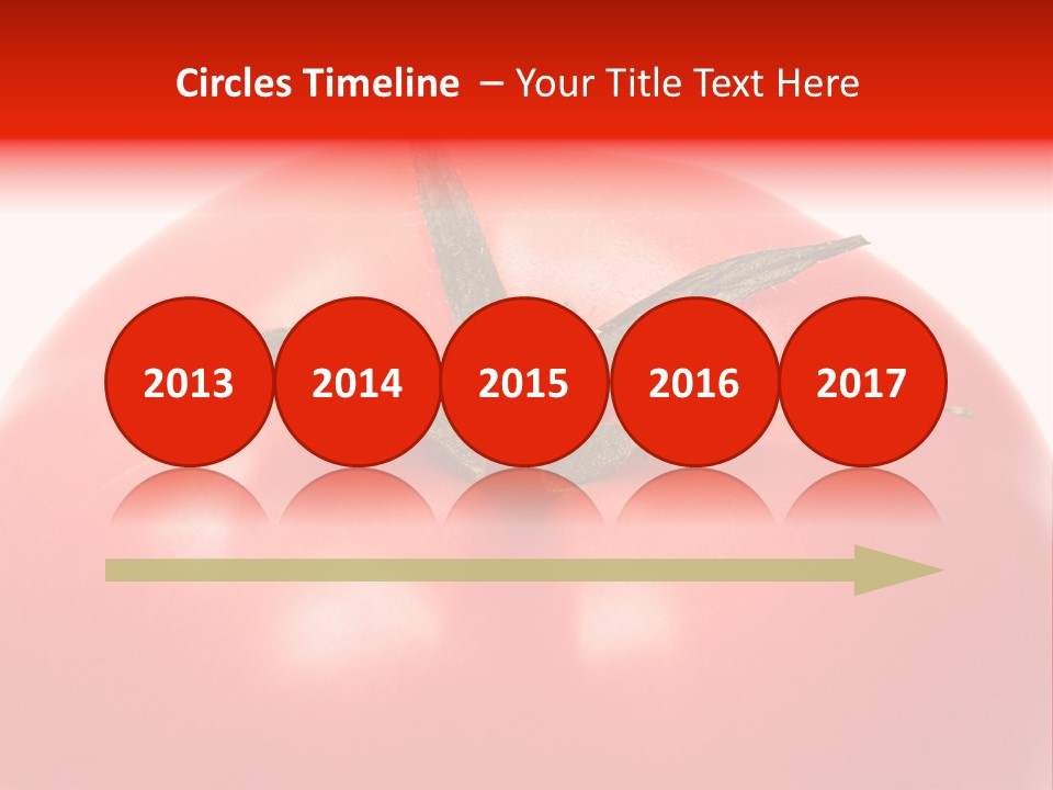 Healthy Leaf Red PowerPoint Template