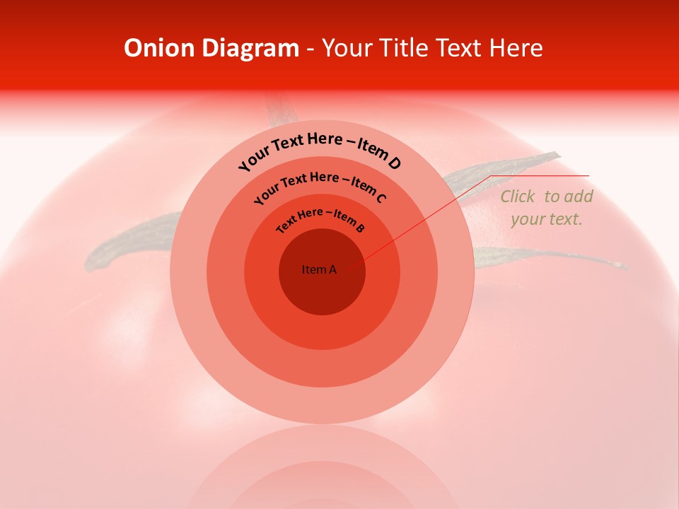 Healthy Leaf Red PowerPoint Template