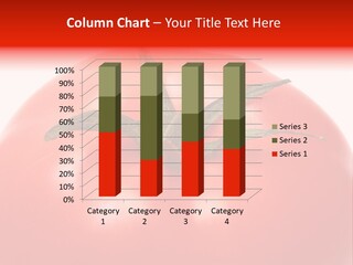 Healthy Leaf Red PowerPoint Template