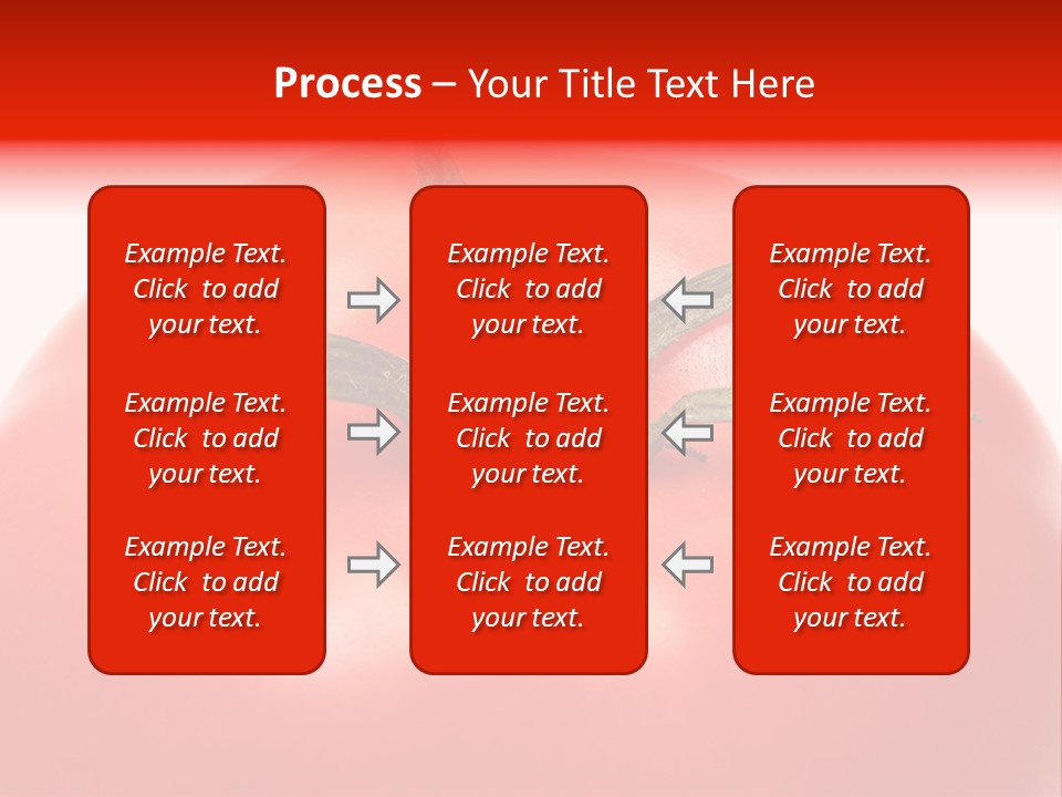 Healthy Leaf Red PowerPoint Template