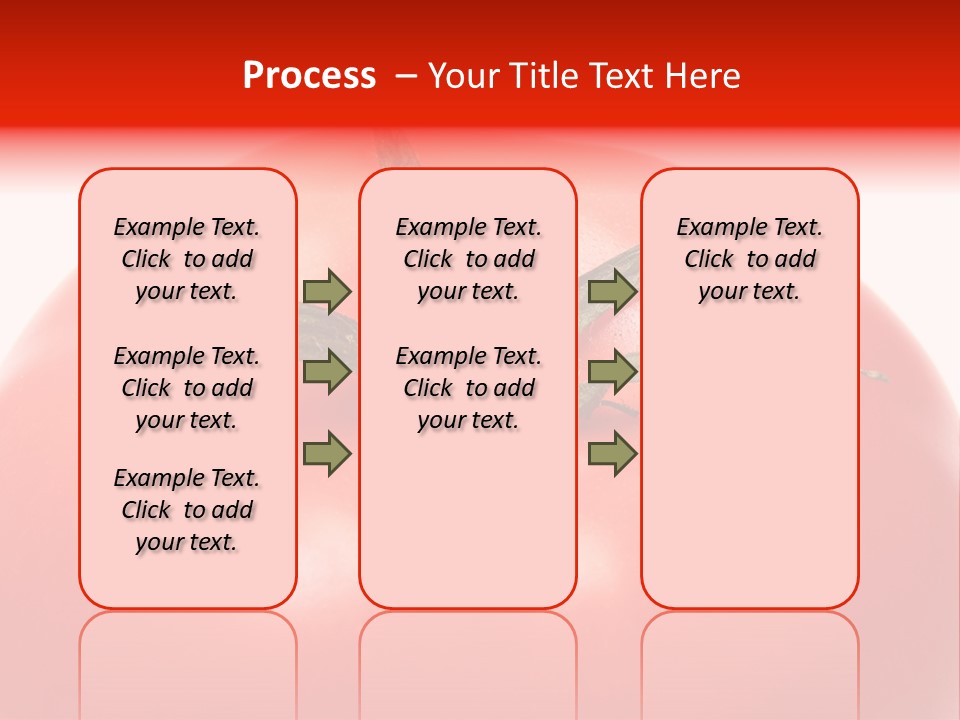 Healthy Leaf Red PowerPoint Template