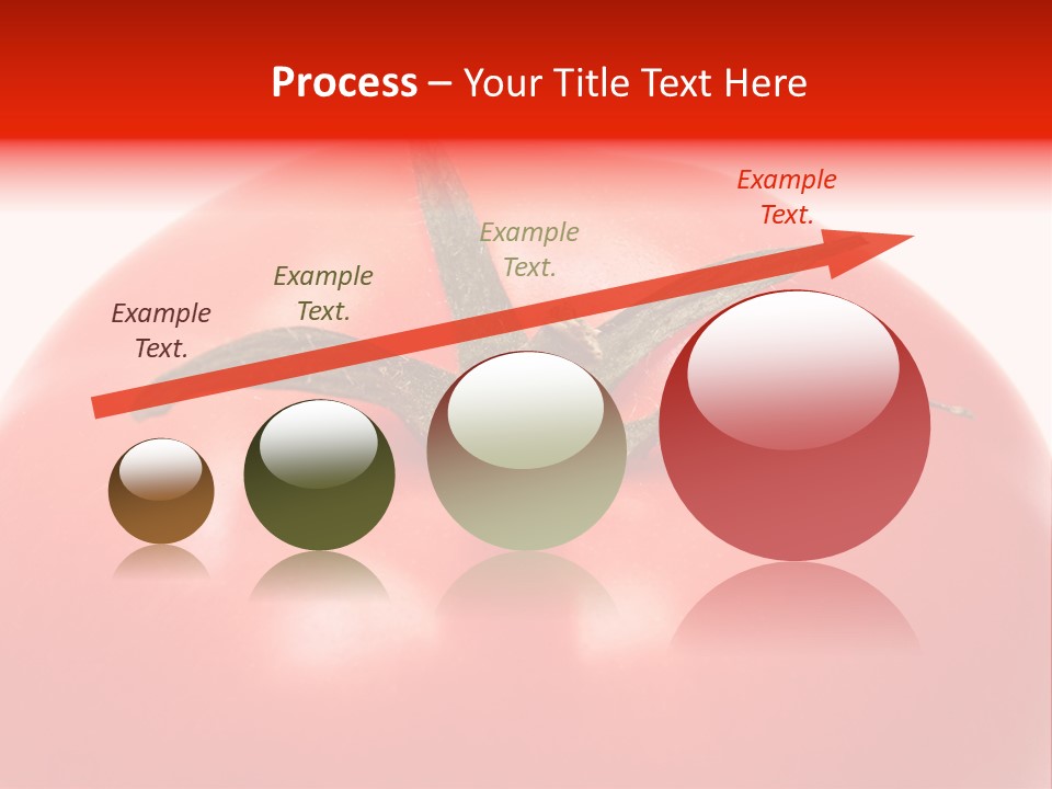 Healthy Leaf Red PowerPoint Template