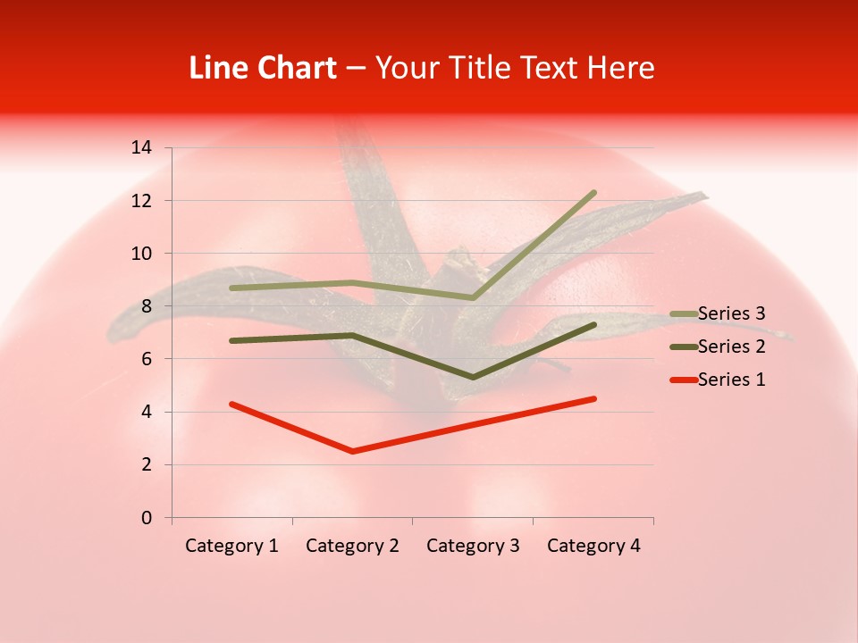 Healthy Leaf Red PowerPoint Template