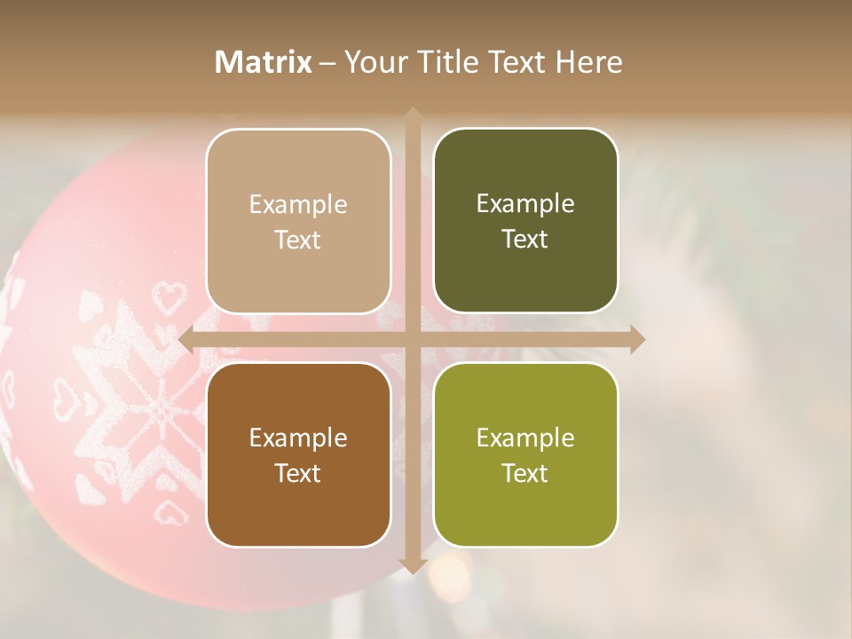 Gift Table Present PowerPoint Template