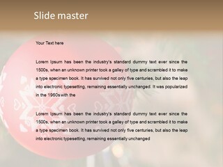 Gift Table Present PowerPoint Template