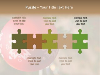 Gift Table Present PowerPoint Template