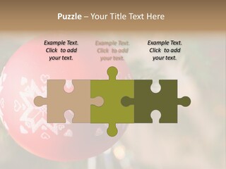 Gift Table Present PowerPoint Template