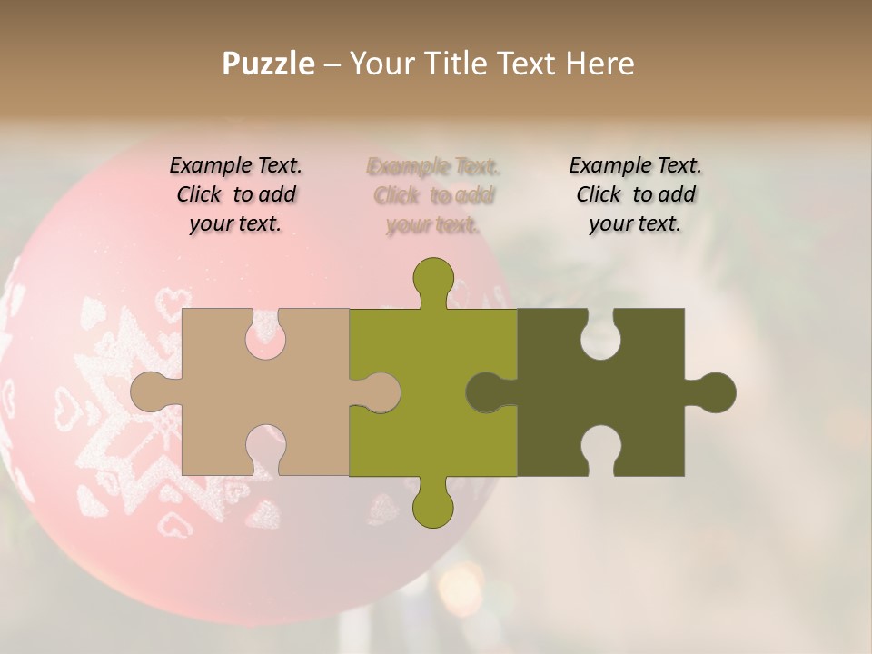 Gift Table Present PowerPoint Template