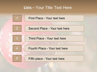 Gift Table Present PowerPoint Template