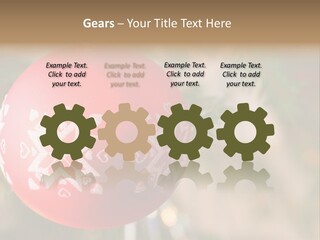 Gift Table Present PowerPoint Template