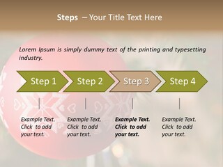 Gift Table Present PowerPoint Template