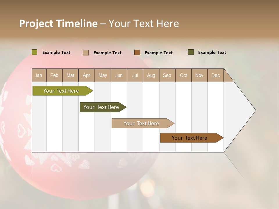 Gift Table Present PowerPoint Template