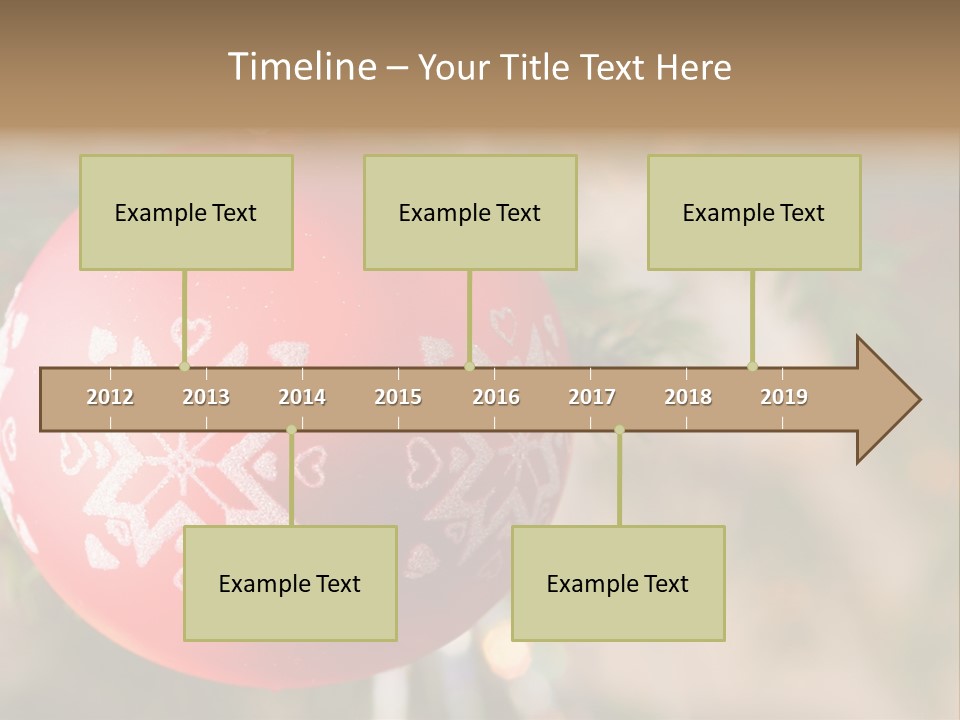 Gift Table Present PowerPoint Template
