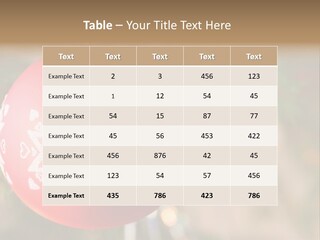 Gift Table Present PowerPoint Template