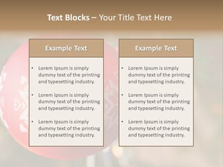 Gift Table Present PowerPoint Template
