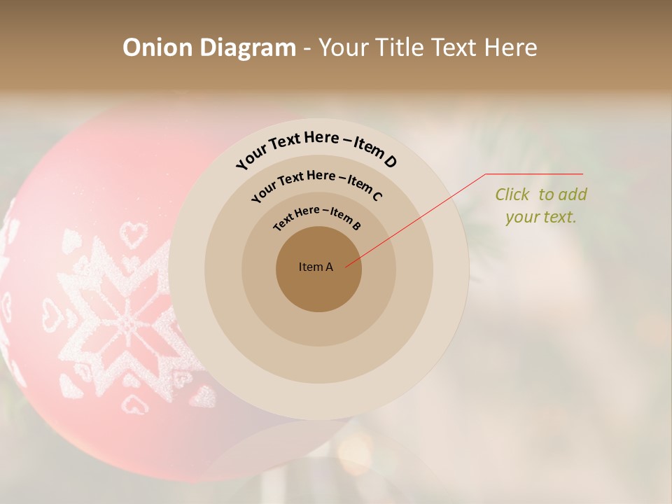 Gift Table Present PowerPoint Template