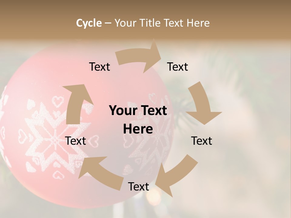 Gift Table Present PowerPoint Template