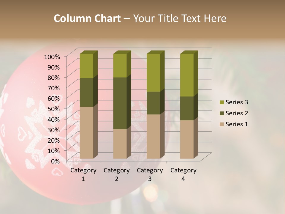 Gift Table Present PowerPoint Template