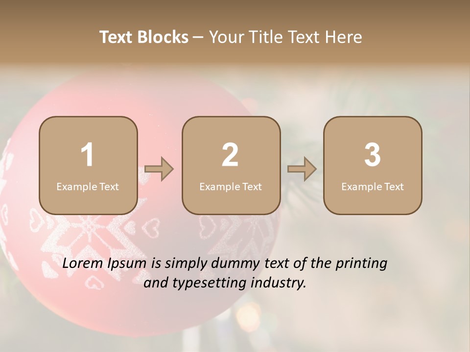 Gift Table Present PowerPoint Template