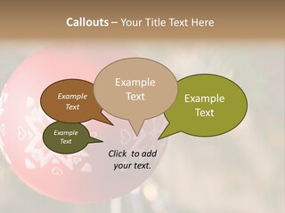 Gift Table Present PowerPoint Template