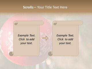 Gift Table Present PowerPoint Template