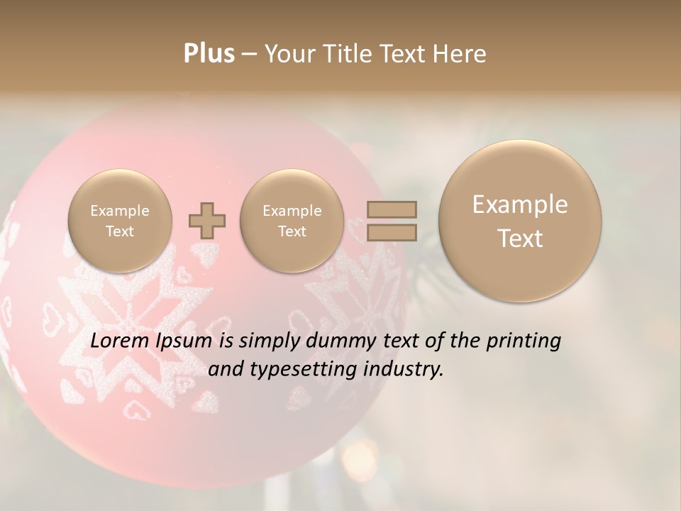 Gift Table Present PowerPoint Template