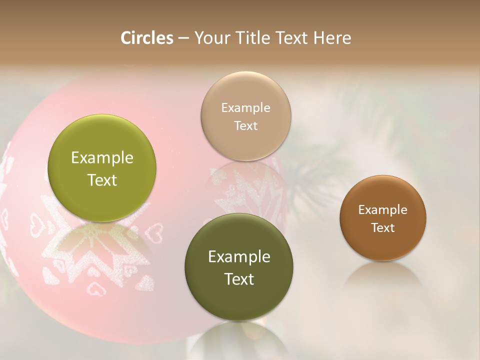 Gift Table Present PowerPoint Template