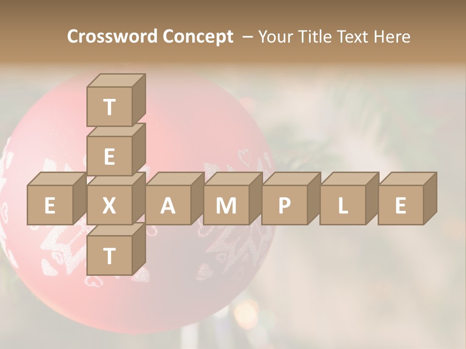 Gift Table Present PowerPoint Template