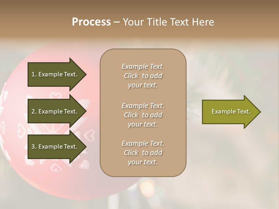 Gift Table Present PowerPoint Template