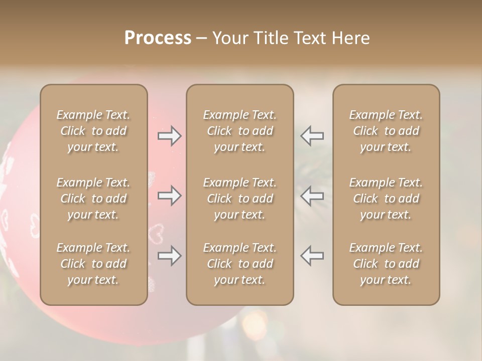 Gift Table Present PowerPoint Template