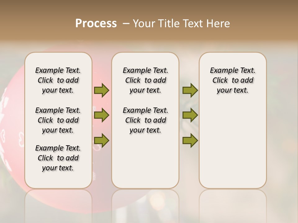Gift Table Present PowerPoint Template