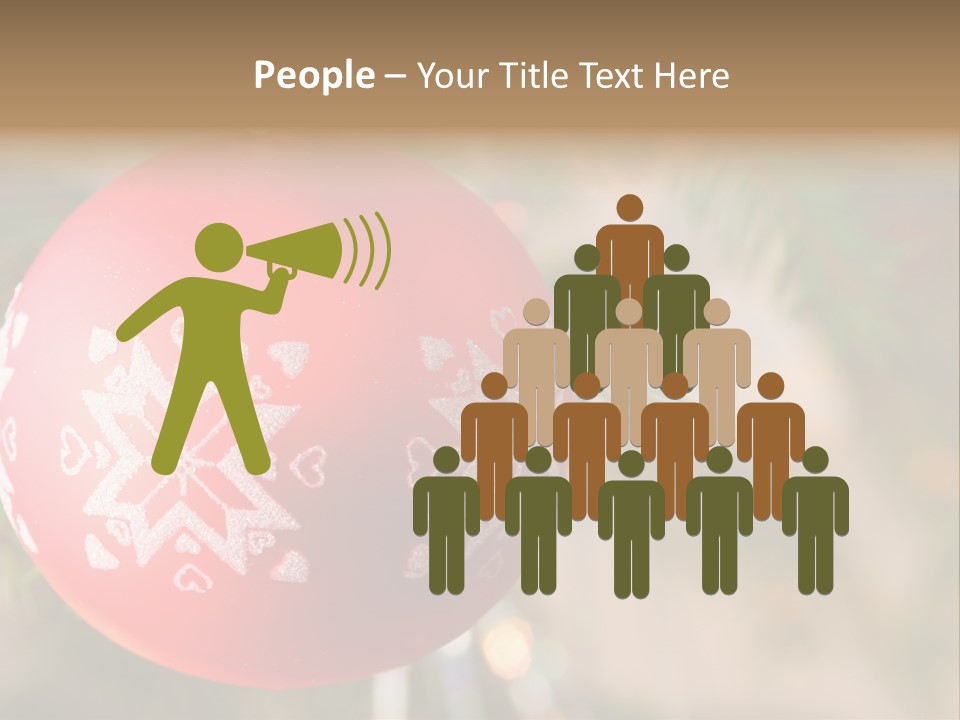 Gift Table Present PowerPoint Template