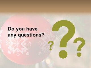 Gift Table Present PowerPoint Template