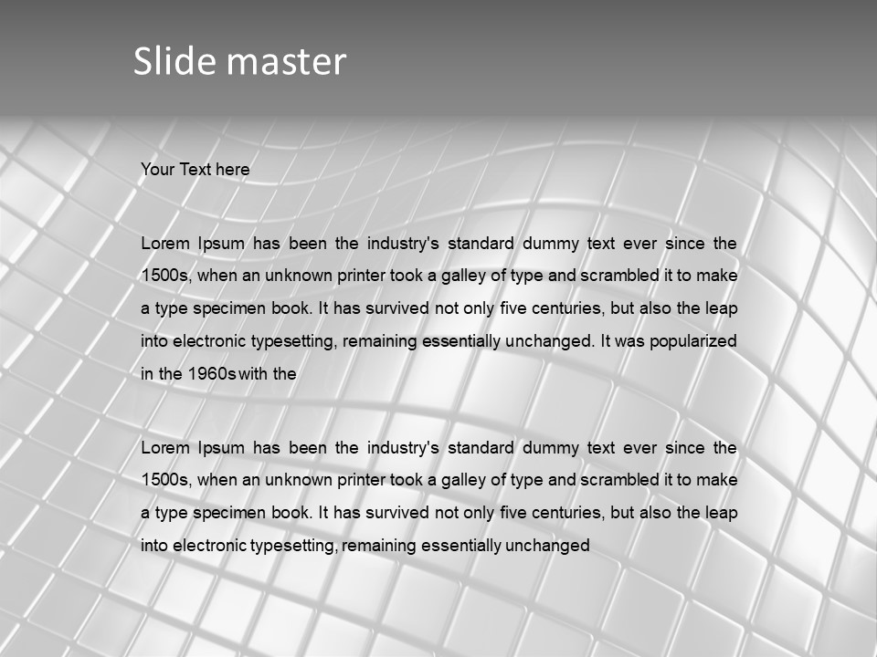 Contemporary System Brick PowerPoint Template