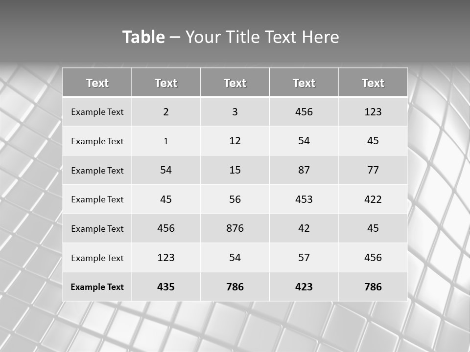 Contemporary System Brick PowerPoint Template