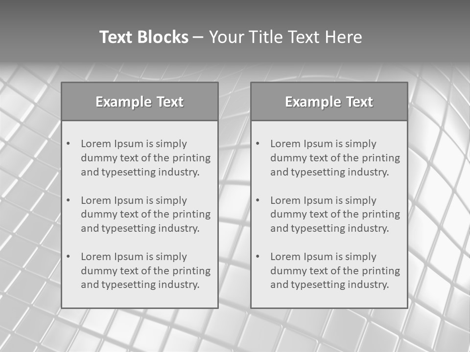 Contemporary System Brick PowerPoint Template