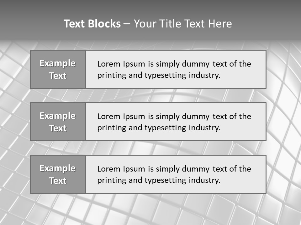 Contemporary System Brick PowerPoint Template