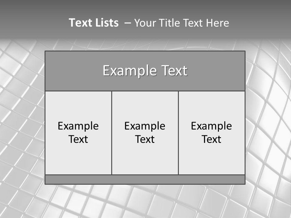 Contemporary System Brick PowerPoint Template