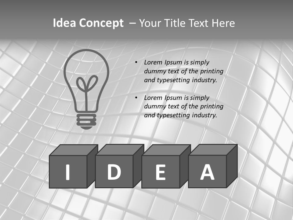 Contemporary System Brick PowerPoint Template