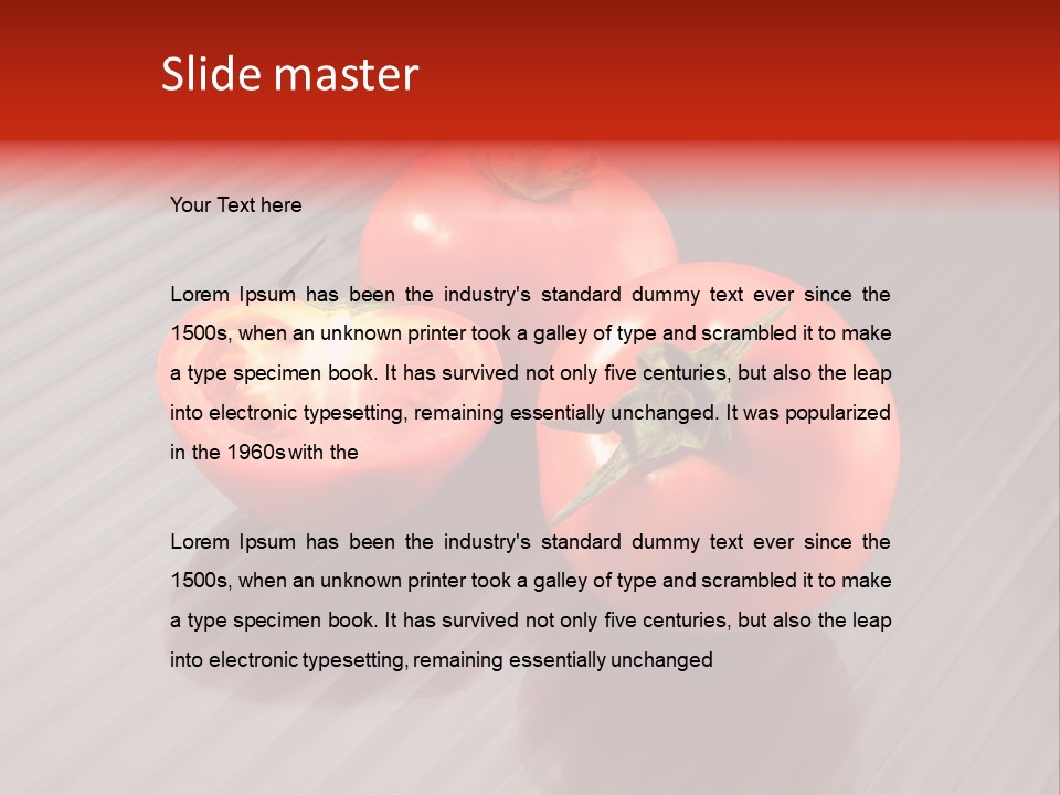 Freshness Fresh Raw PowerPoint Template