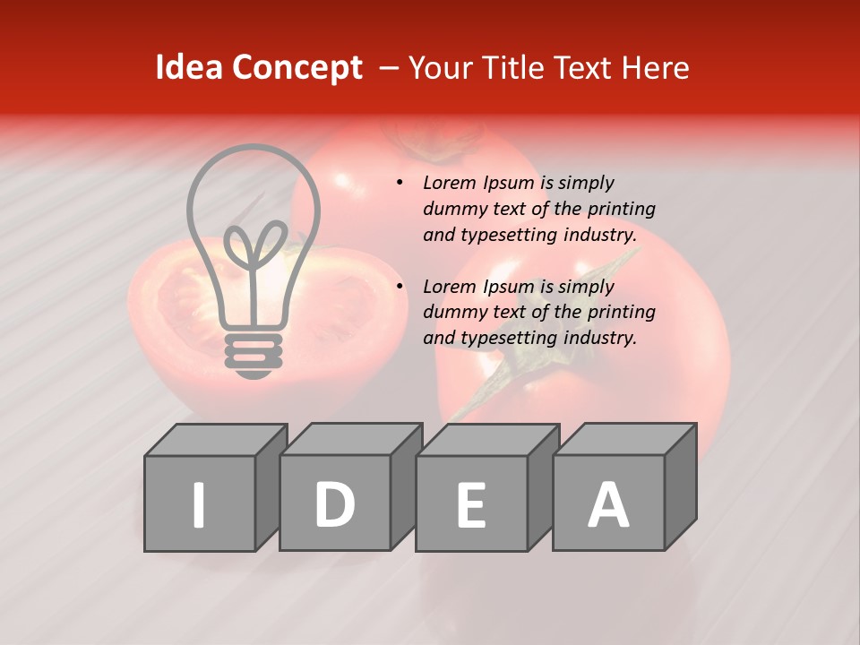 Freshness Fresh Raw PowerPoint Template