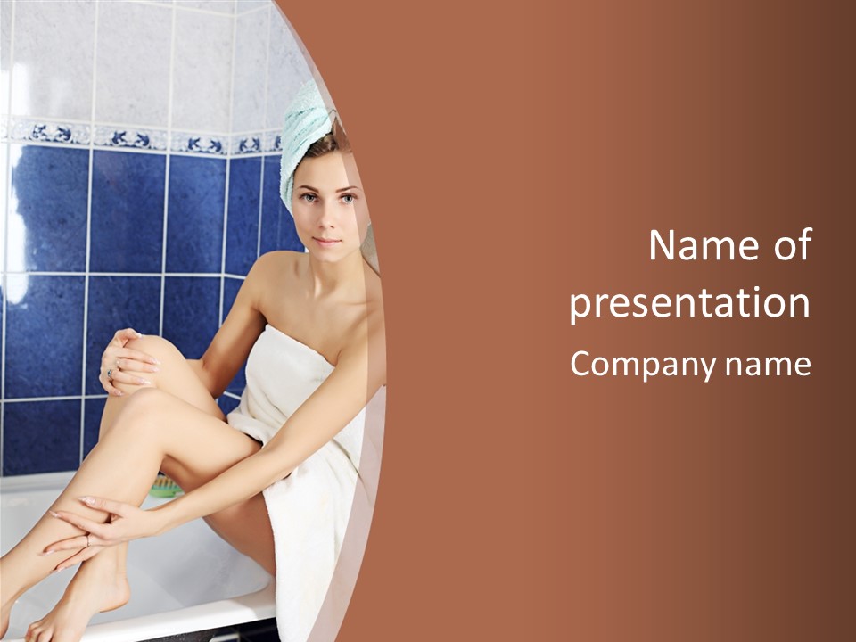 Wellness Energy Person PowerPoint Template