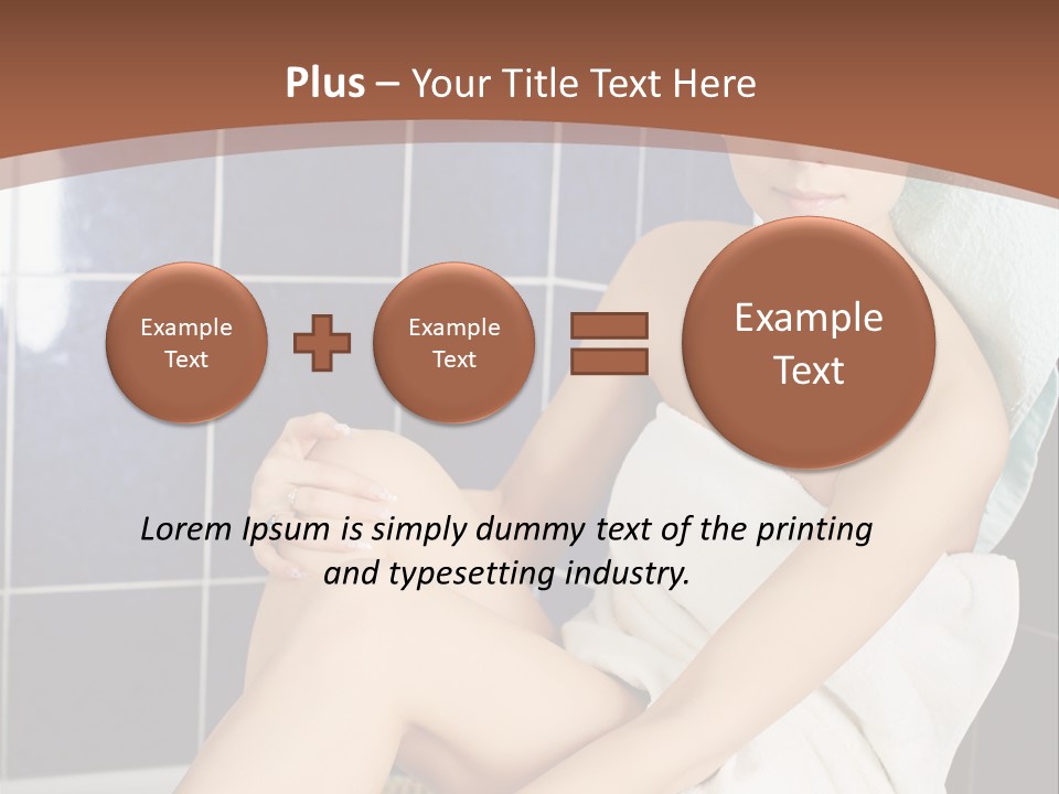 Wellness Energy Person PowerPoint Template