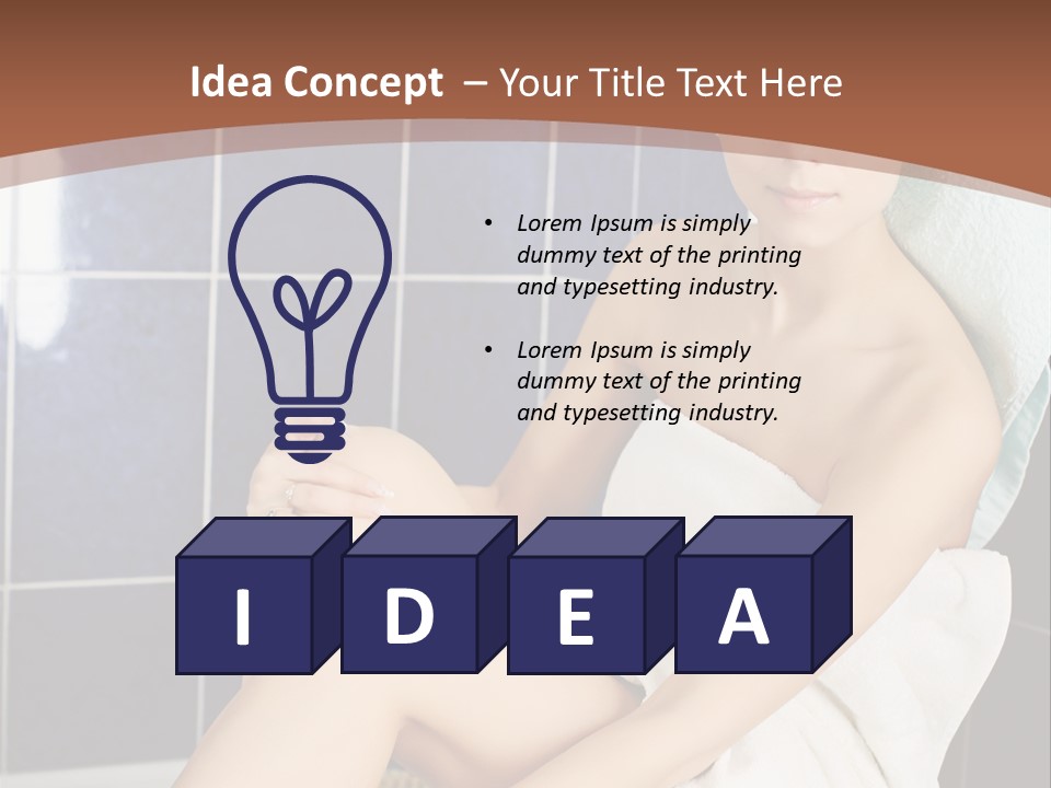 Wellness Energy Person PowerPoint Template